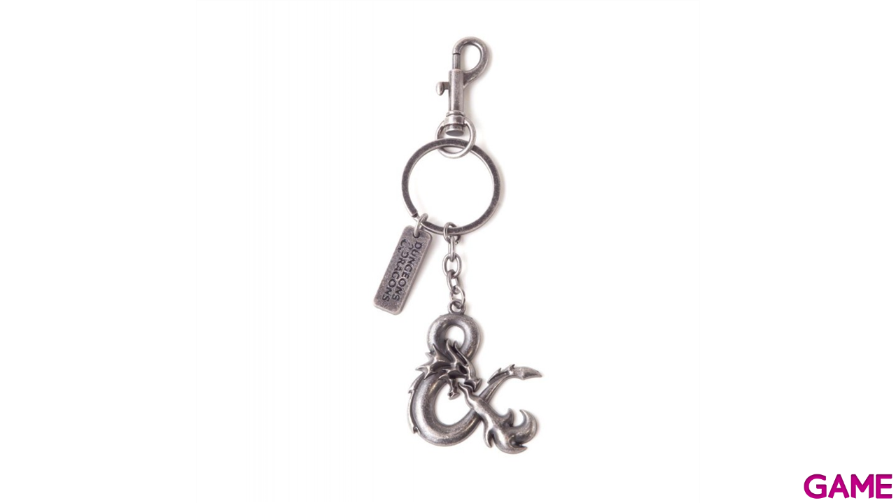 Hasbro Dungeons & Dragons Llavero Plata-0