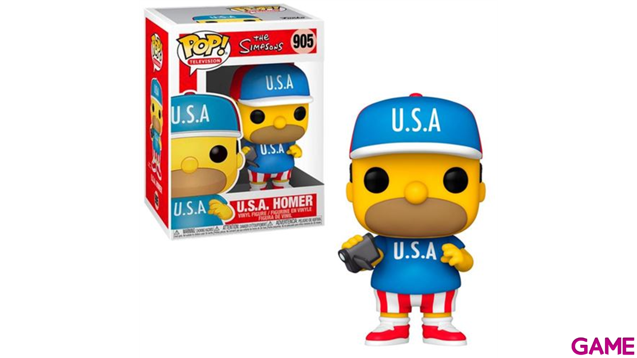 Figura POP Simpsons USA Homer-0