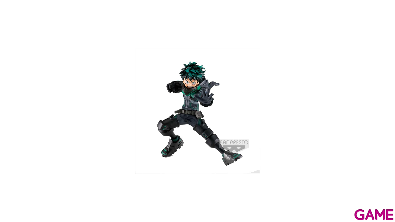 Statue Banpresto My Hero Academia Izuku Midoriya – 15 Cm, édition World Heroes’ Mission