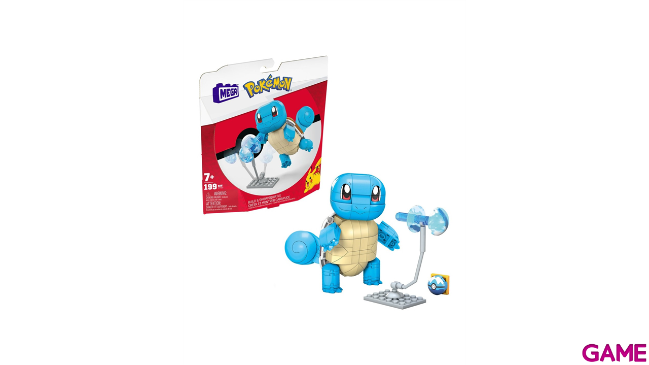 MEGA Construx Pokémon Construye y Muestra Squirtle-0