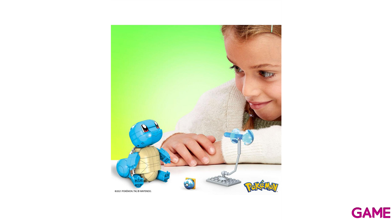 MEGA Construx Pokémon Construye y Muestra Squirtle-3