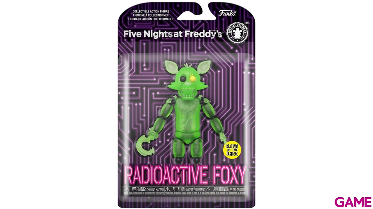 Figura Action Five Nights at Freddys Radioactive Foxy-0