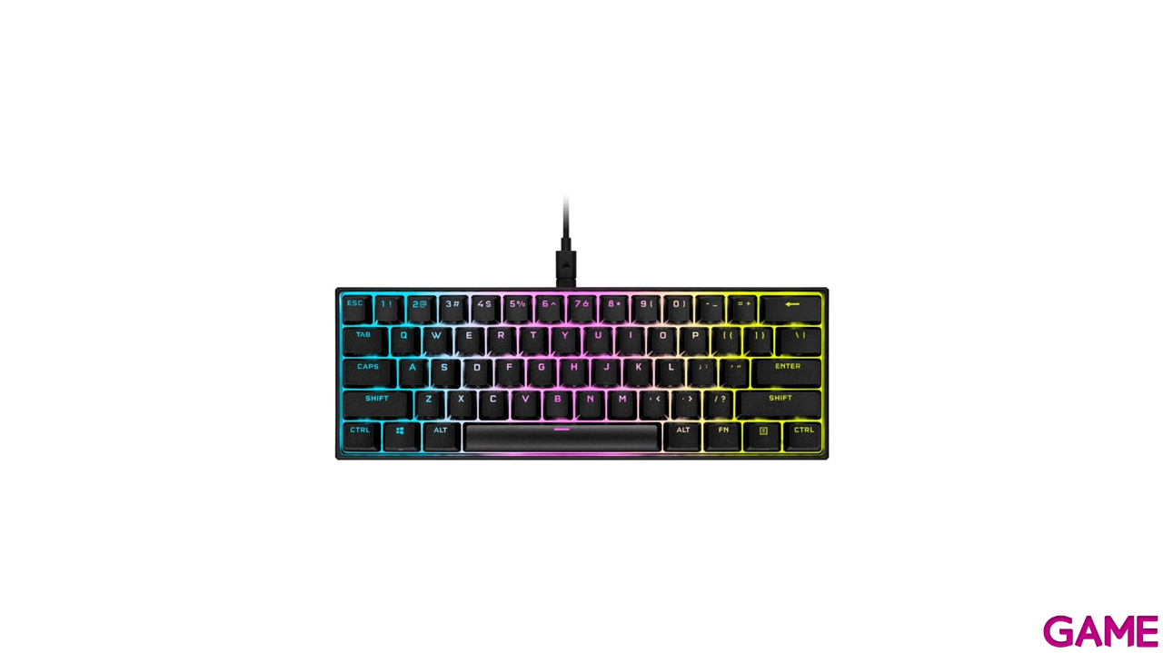 Corsair K65 RGB Mini MX Red Spanish Layout - Teclado Gaming-0