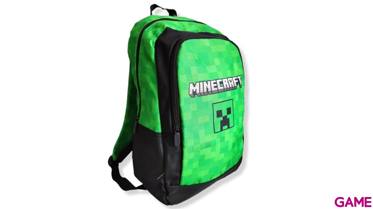 Mochila Minecraft Creeper de 40 cm-0