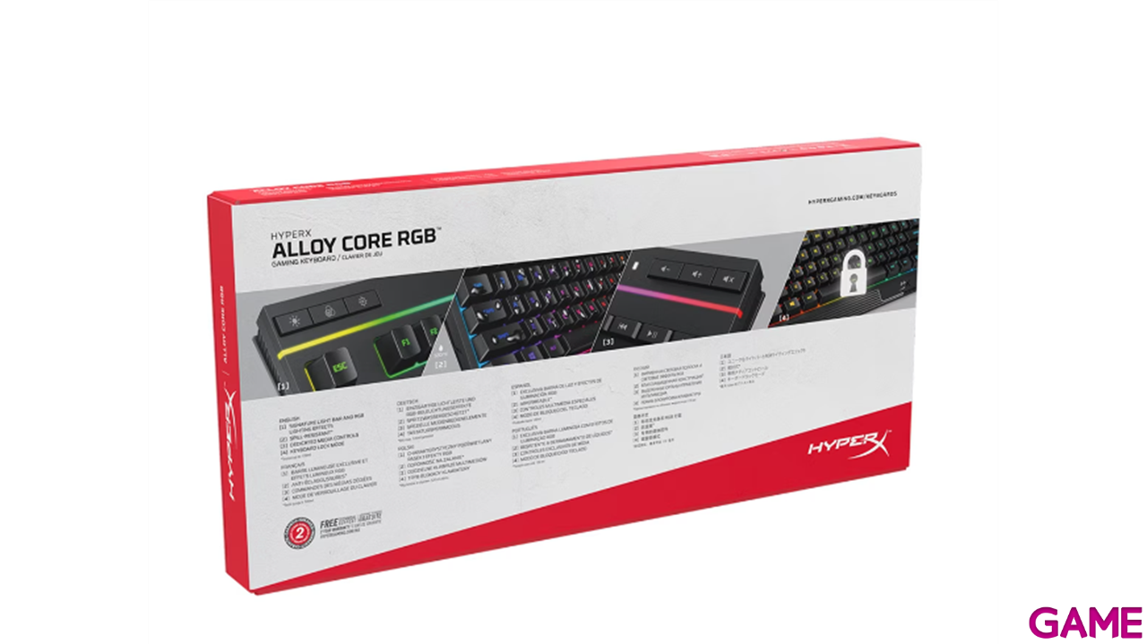 HyperX Alloy Core RGB - Teclado Gaming-2