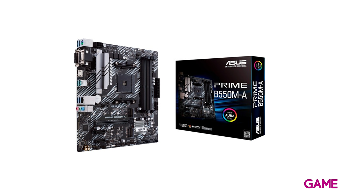 Asus Prime B550M-A/CSM AMD B550 Zócalo AM4 micro ATX - Placa Base-0
