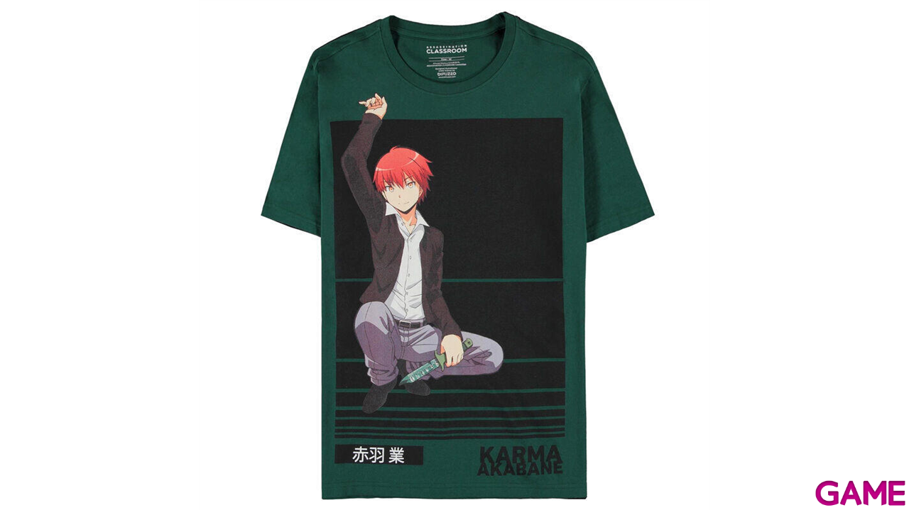 Camiseta Karma Akabane Assassination Classroom-0
