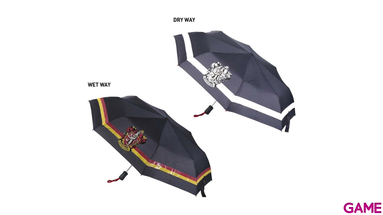 Paraguas automatico plegable Griffindor Harry Potter 53cm-6