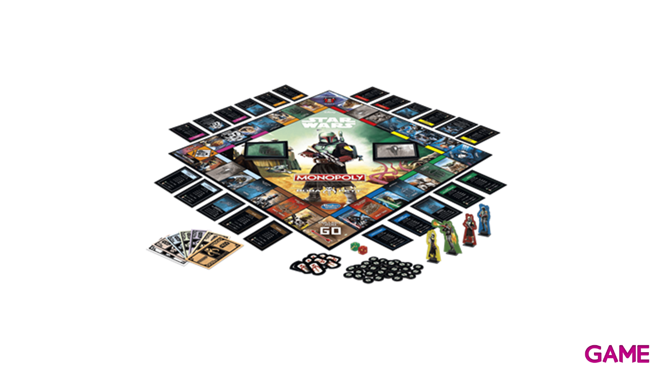 Monopoly Boba Fett Star Wars español-2