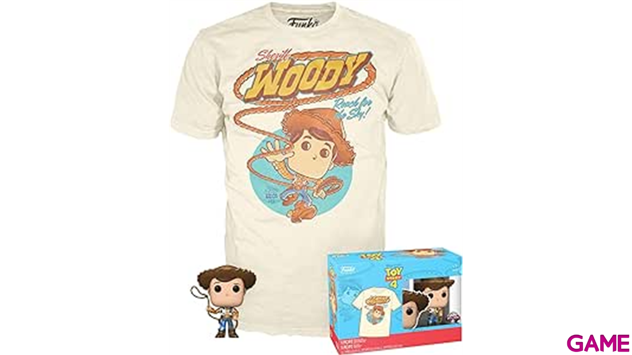 Set figura POP Tee Disney Toy Story Sheryff Woody Exclusive-0