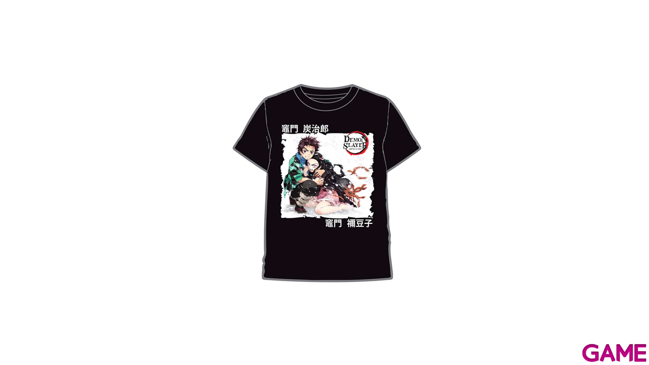 Camiseta Demon Slayer Tanjiro y Nezuko Kimetsu No Yaiba Talla S-0