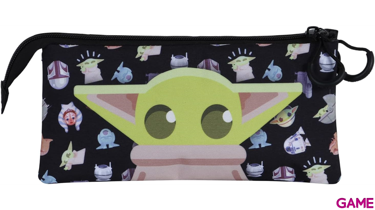 Portatodo Baby Yoda The Mandalorian Star Wars triple-3