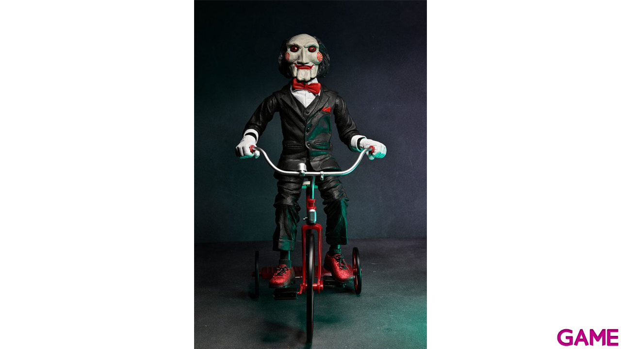 Figura con sonido Saw Billy with Tricyle de 30 cm-0
