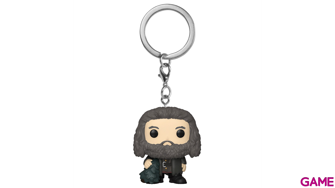 Llavero Pocket POP POP Harry Potter Holiday Rubeus Hagrid Exclusive-1