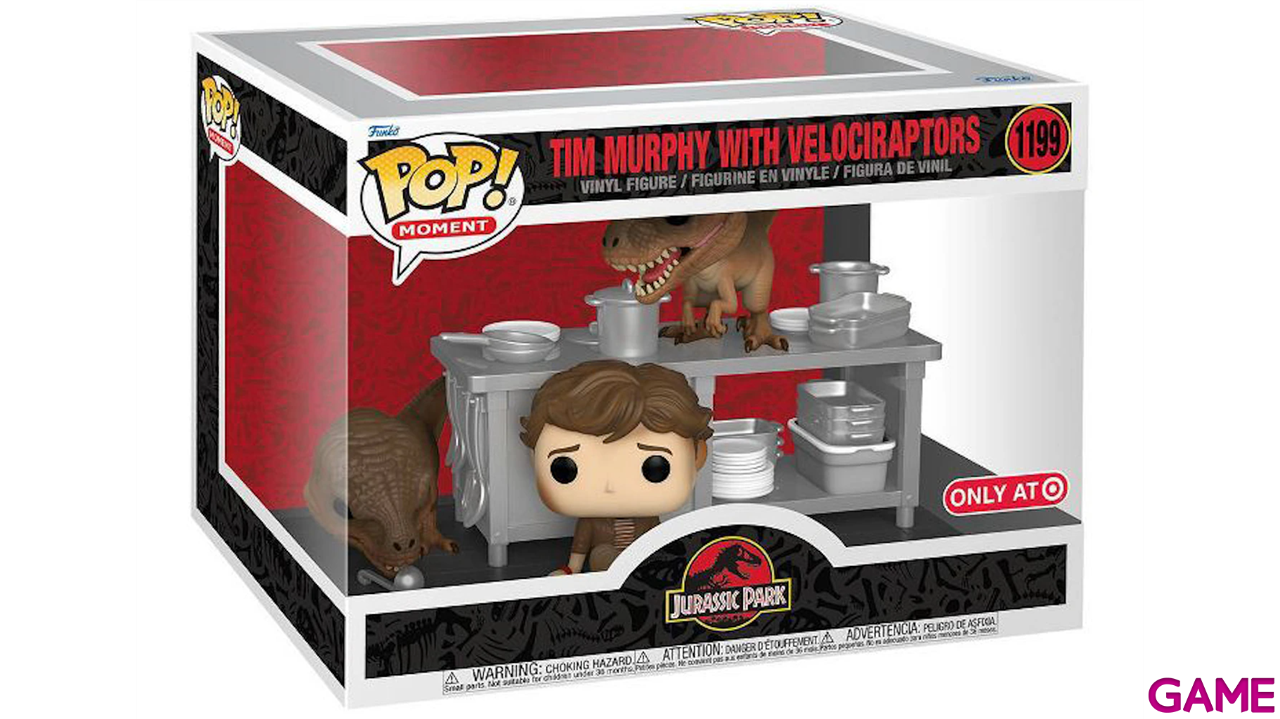 Figura POP Jurassic Park Tim  Velociraptors Exclusive-0