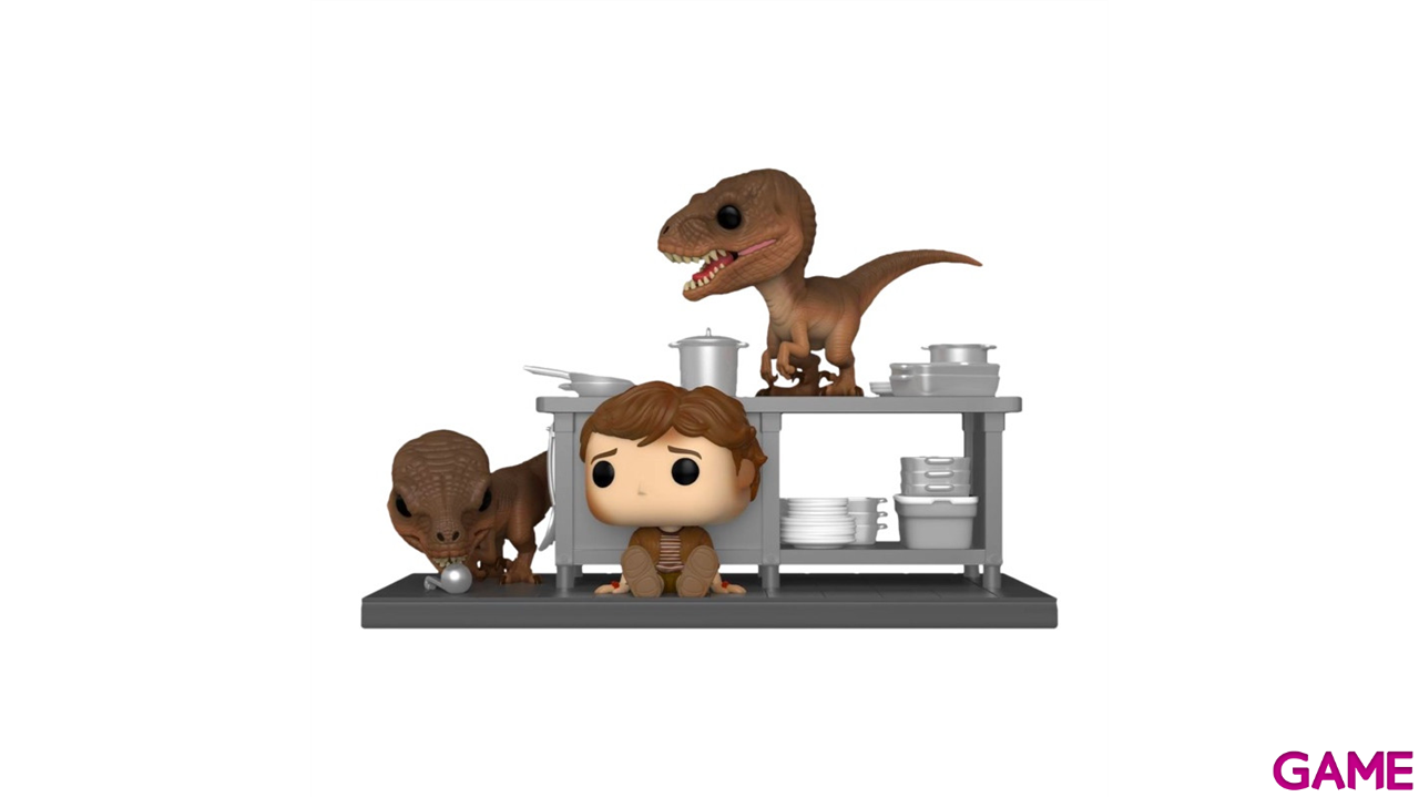 Figura POP Jurassic Park Tim  Velociraptors Exclusive-1