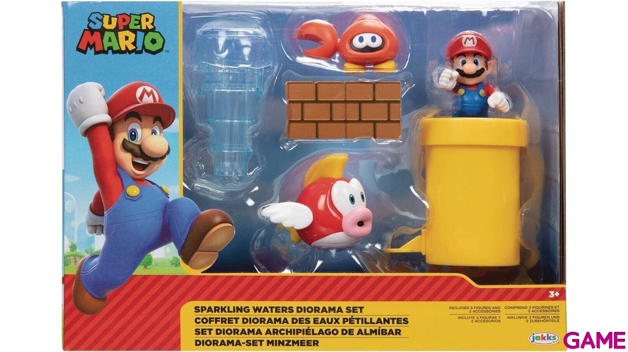 Set diorama Sparkling Waters Super Mario Bros 6cm-0