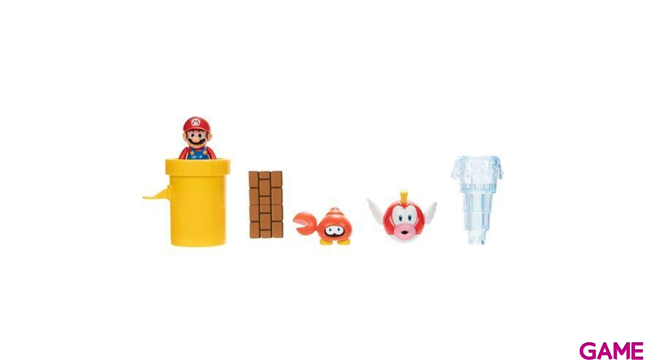 Set diorama Sparkling Waters Super Mario Bros 6cm-1