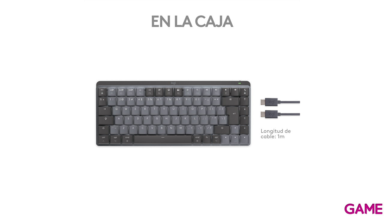 Logitech MX Mini Mechanical for Mac USA Grafito - Teclado-1