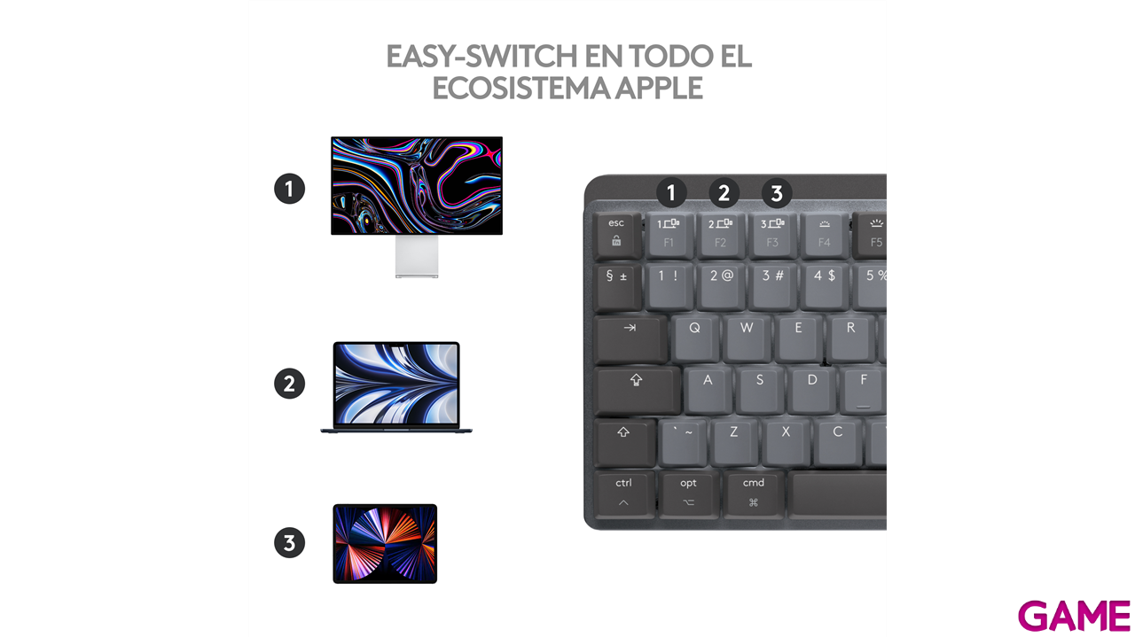 Logitech MX Mini Mechanical for Mac USA Grafito - Teclado-2