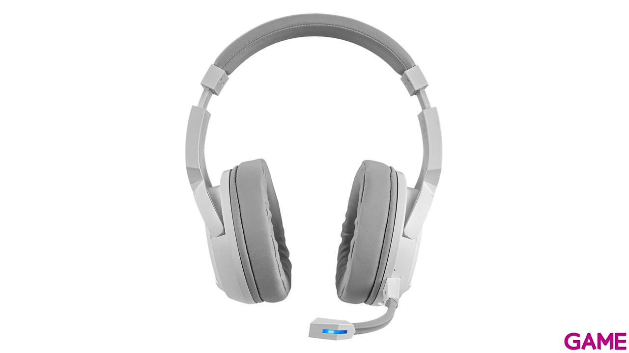 Mars Gaming MHW-100 ARGB Flow Inalambricos Blancos - Auriculares Gaming-1