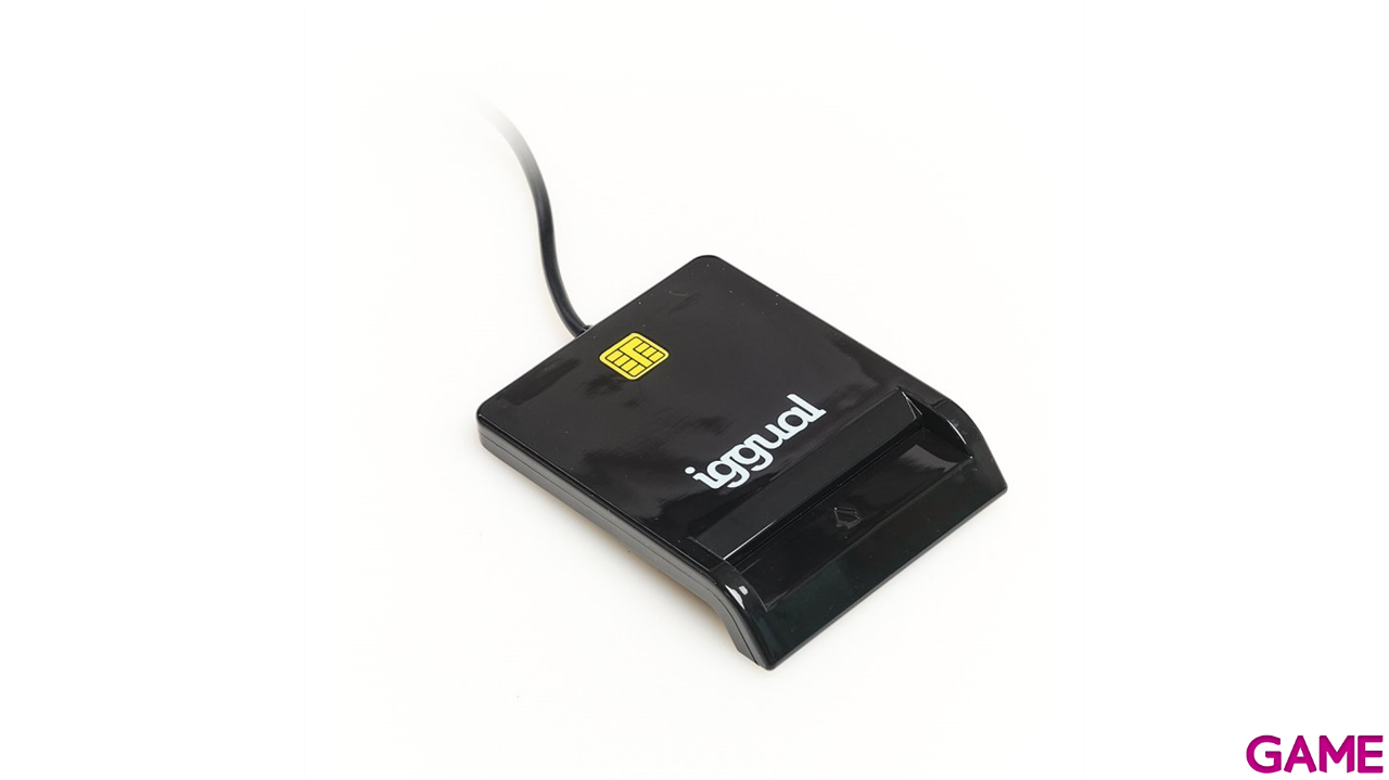 iggual IGG316740 USB Negro - Lector Tarjetas-0