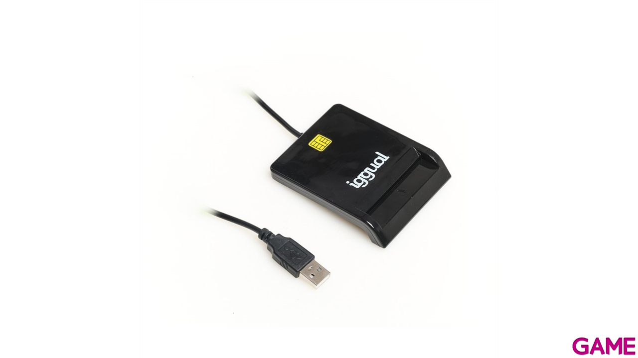 iggual IGG316740 USB Negro - Lector Tarjetas-1