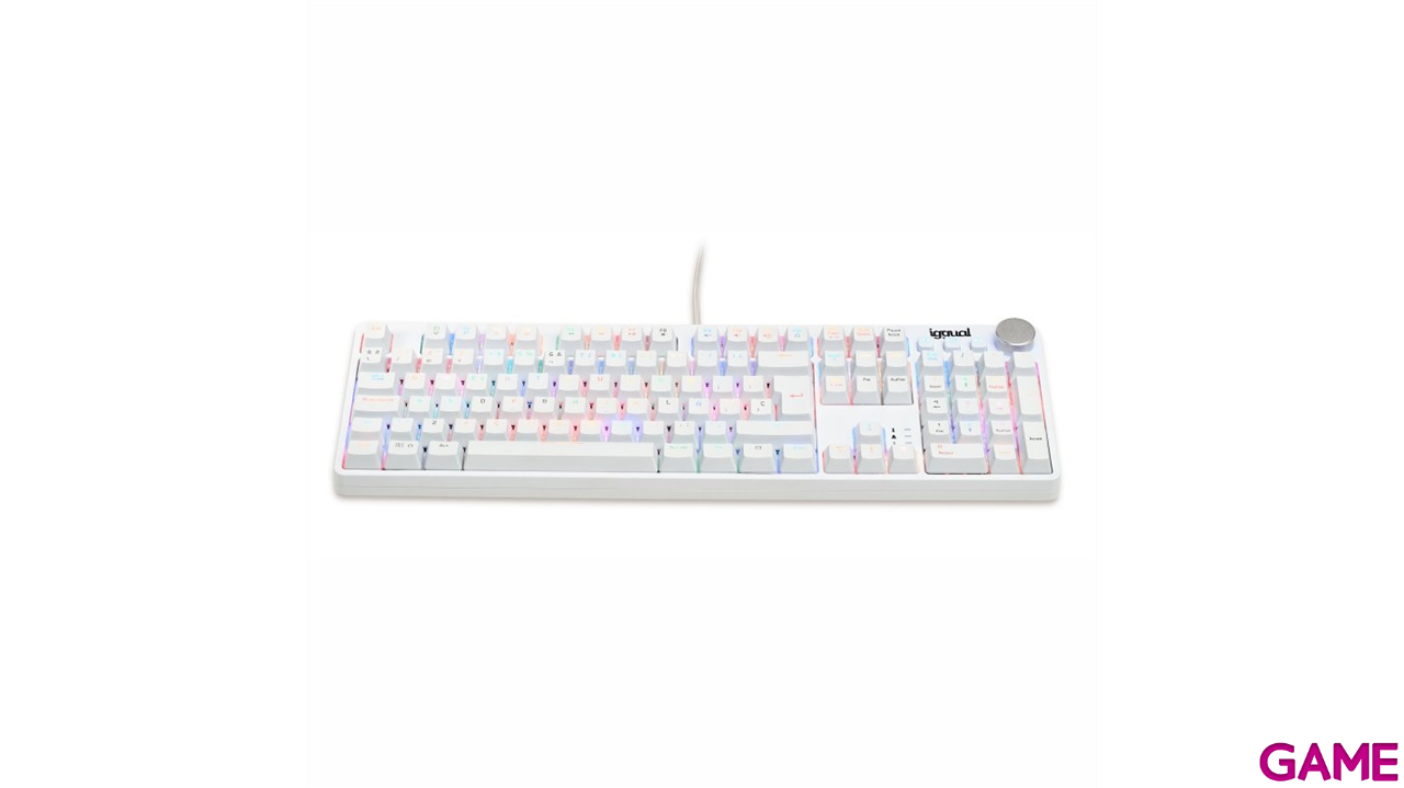 iggual PEARL RGB Mecanico Blanco - Teclado Gaming-5