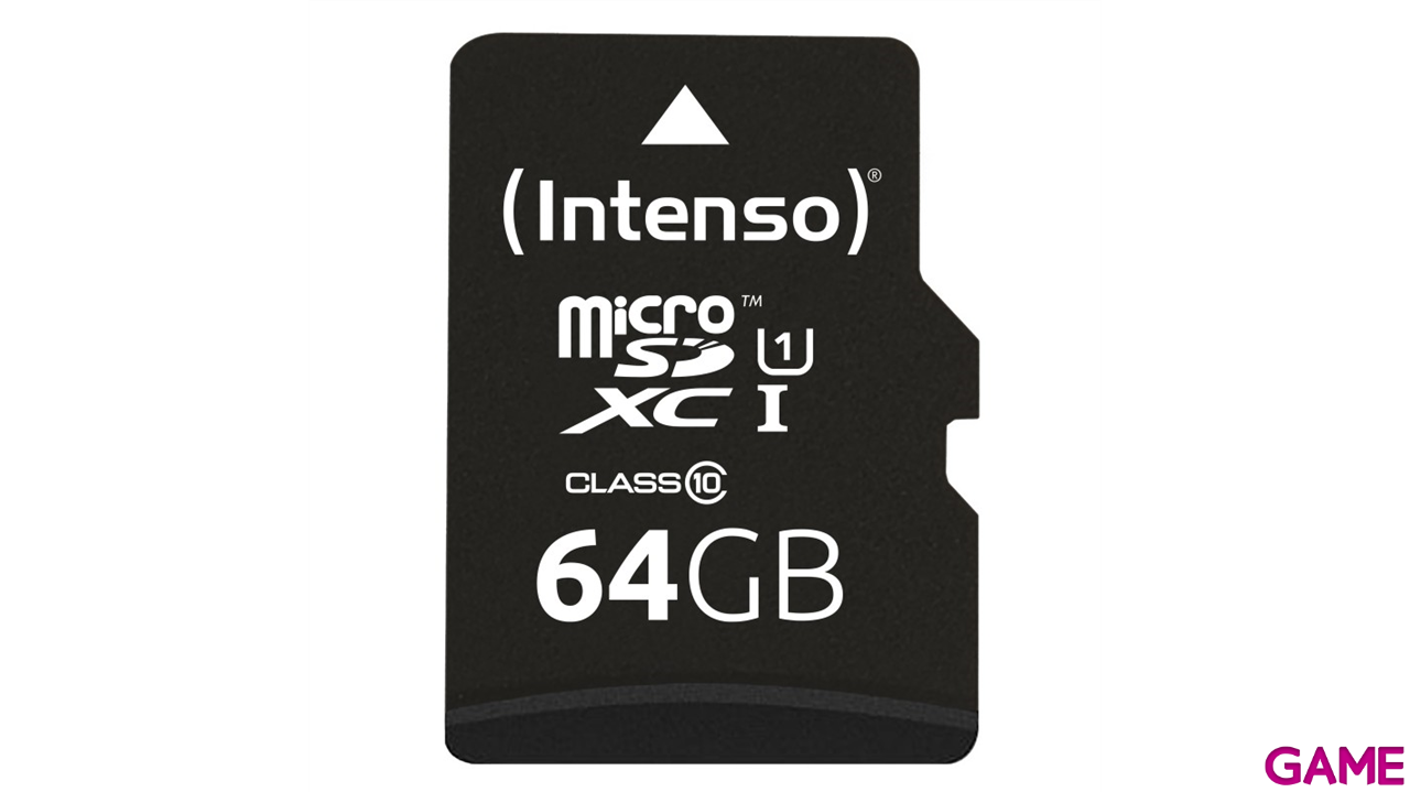 Intenso 3423490 memoria flash 64 GB MicroSDXC UHS-I Clase 10-0
