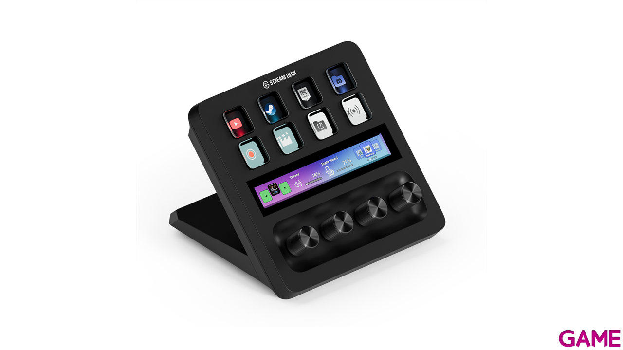 Elgato Stream Deck + BEARBEITUNG Negro 8 botones - Controlador Streaming-0