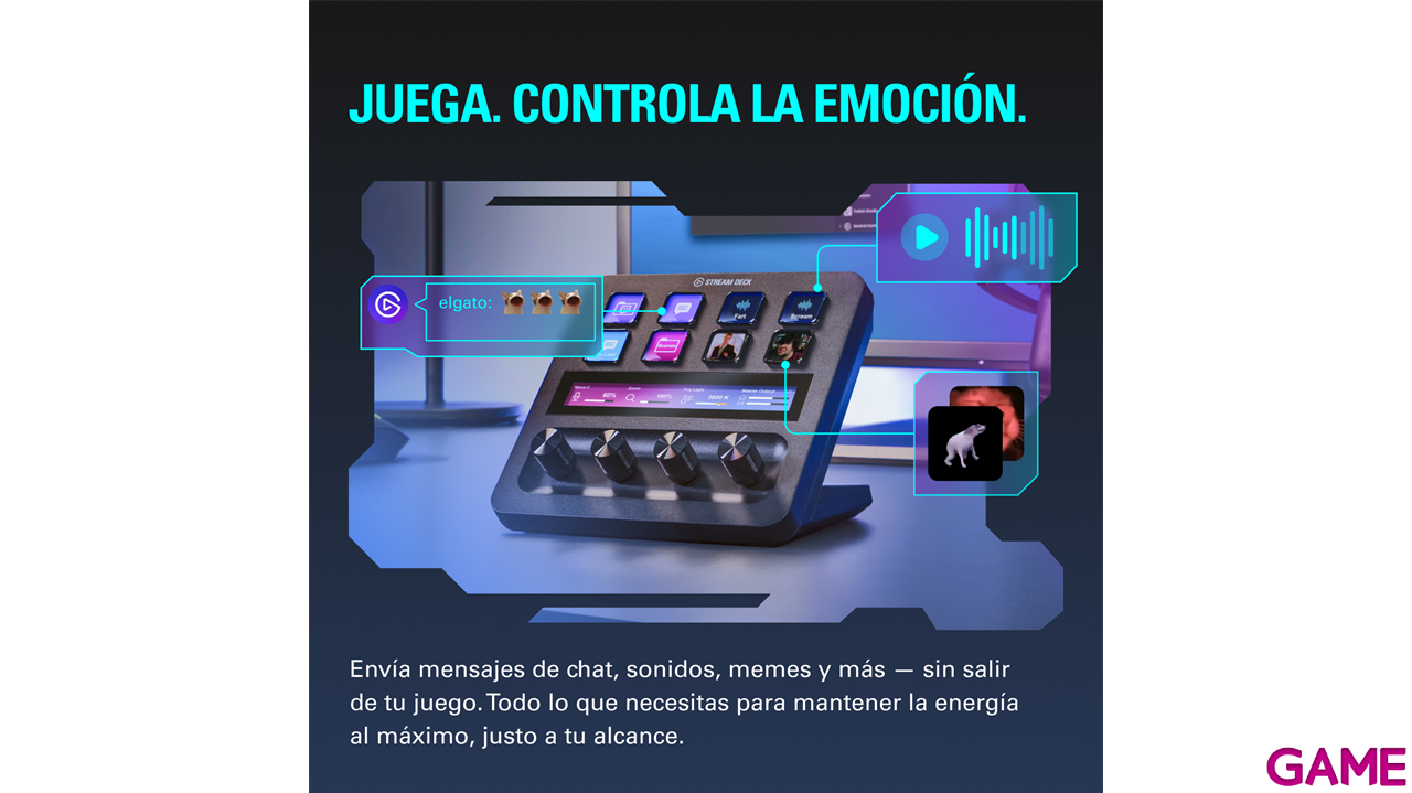 Elgato Stream Deck + BEARBEITUNG Negro 8 botones - Controlador Streaming-7