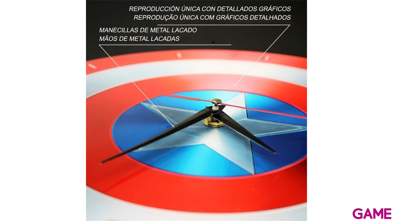 Reloj pared Capitan America Marvel-6