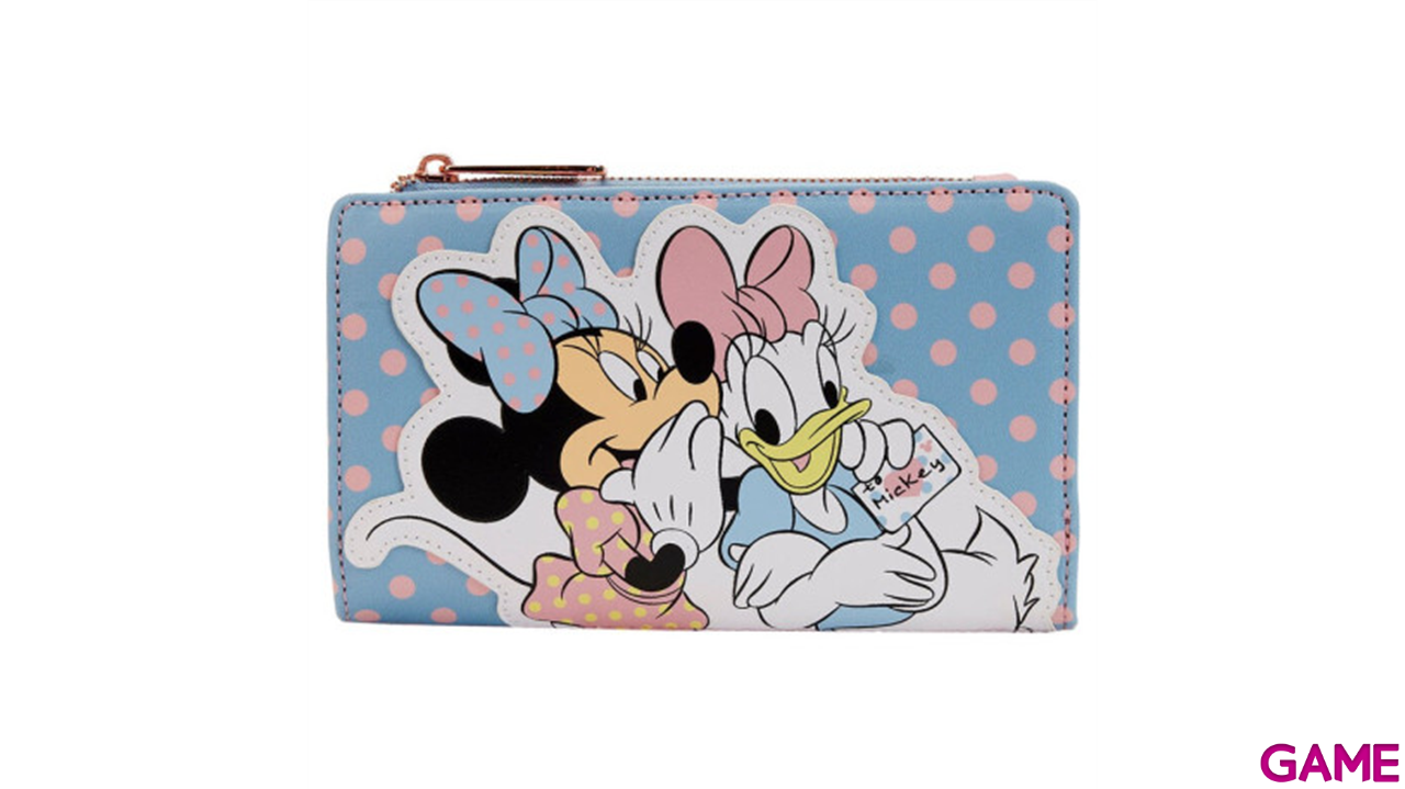 Cartera Pastel Polka Dot Minnie Mouse Disney-0
