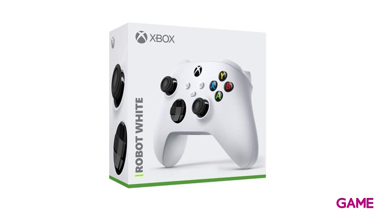Controller Inalambrico Microsoft Robot White-2