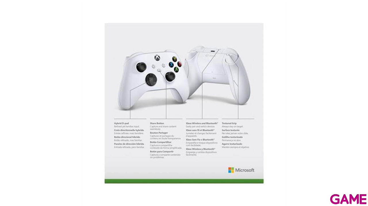 Controller Inalambrico Microsoft Robot White-5