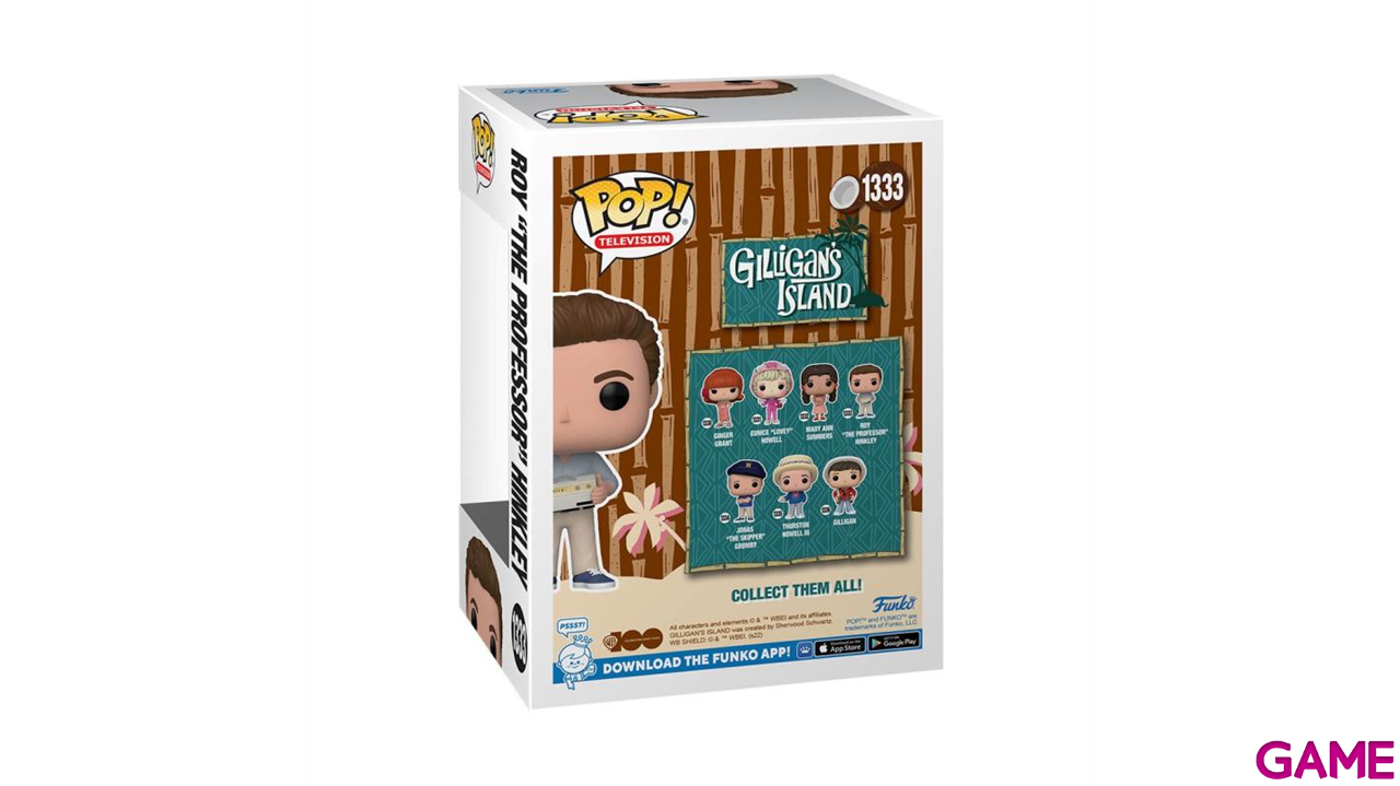 Figura POP La Isla de Gilligan Roy the Professor Hinkley-2