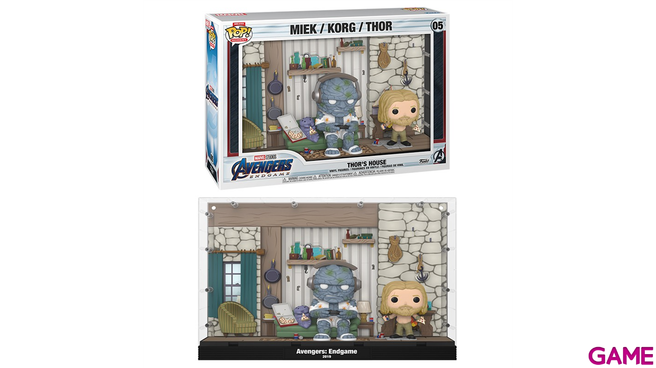 Figura POP Moments Deluxe Marvel Los Vengadores Avengers Thor House-0