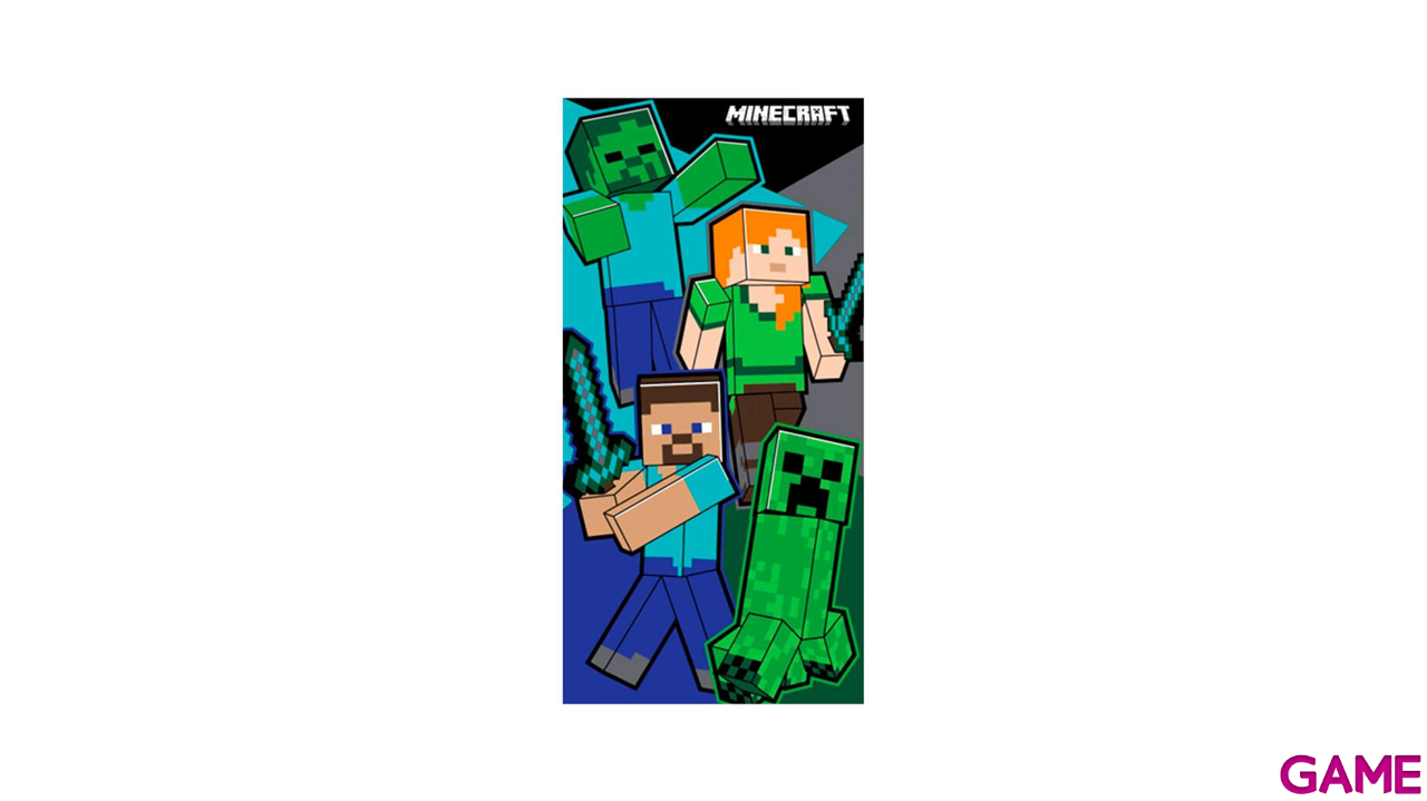 Toalla Minecraft algodon-0