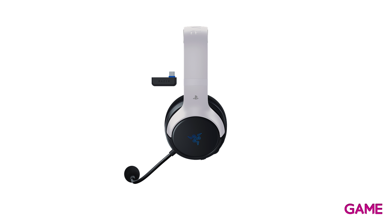 Razer Kaira Hyperspeed Bluetooth Blanco PC - PS5 - PS4 - Switch - Movil - Licencia PlayStation - Auriculares Gaming-2