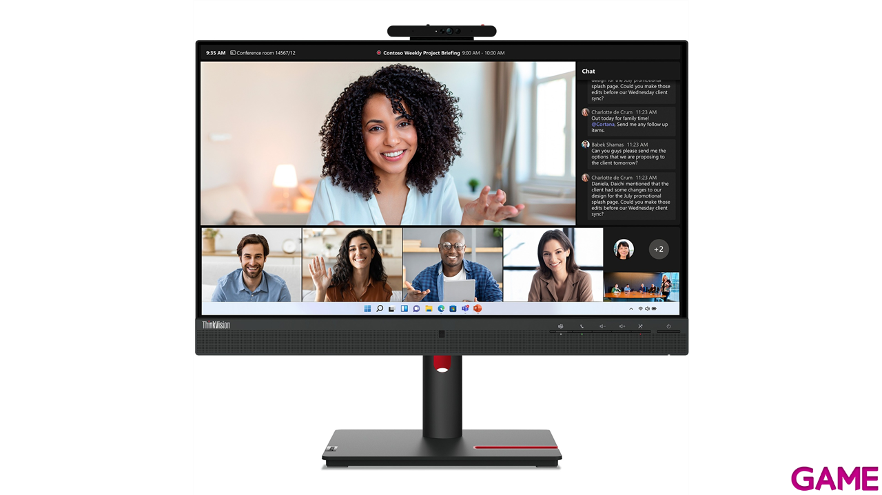 Lenovo ThinkVision T24mv-30 23.8´´ - LED - Full HD - Monitor-0