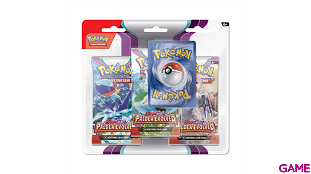 Pack Sobres Pokemon Escarlata y Purpura Paldea Evolved SV2-3