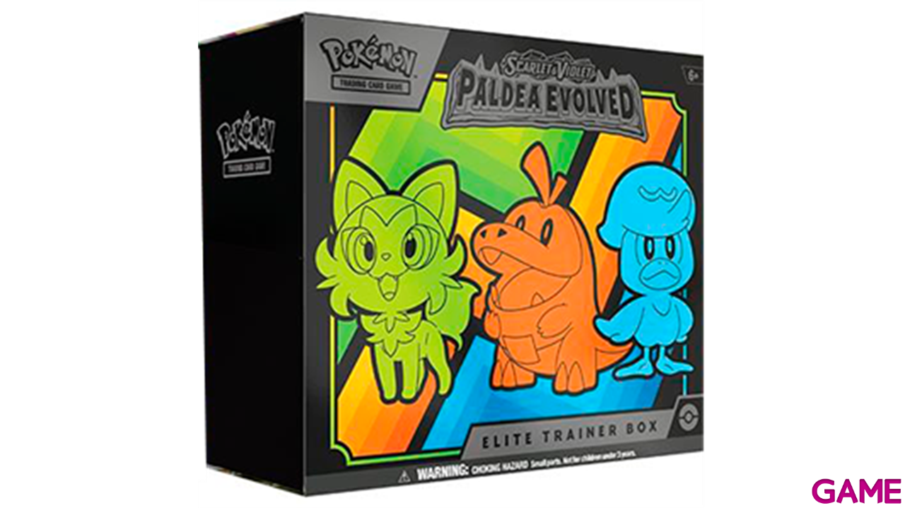 Caja Pokemon Entrenador Elite SV2 Paldea Evolved ENG-3