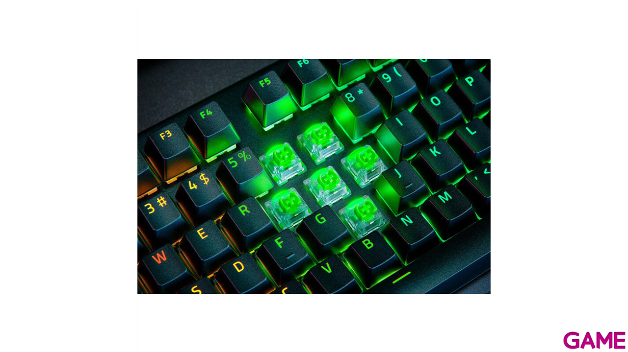 Razer BlackWidow V4 Pro Green Switch - EE.UU - Negro - Teclado Gaming-1
