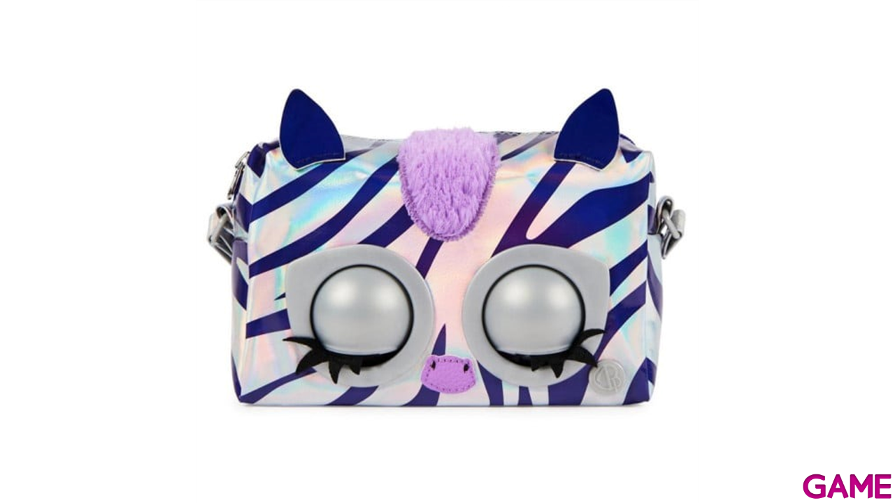 Purse Pets - BOLSO MASCOTA INTERACTIVA - MAGIC ZEBRA - Bolso niña y Mascota Interactiva Cebra con más de 30 Sonidos y Reaccione-0