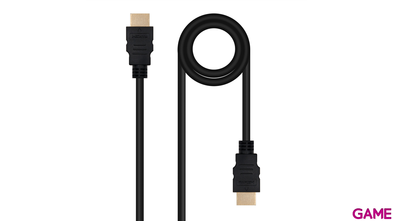 Nanocable Cable HDMI V2.0 4K@60Hz 18Gbps A/M-A/M, 2 m, Negro-0
