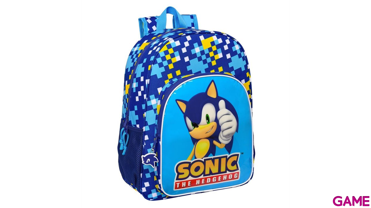 Mochila Speed Sonic The Hedgehog 42cm adaptable-1