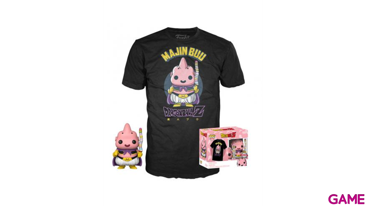 SET FIGURA POP TEE DRAGON BALL Z MAJIN BUU EXCLUSIVE Talla S-0