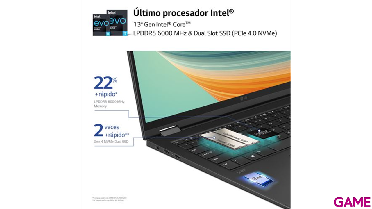 LG 14T90R-G.AA75B ordenador portatil Híbrido (2-en-1) 35,6 cm (14