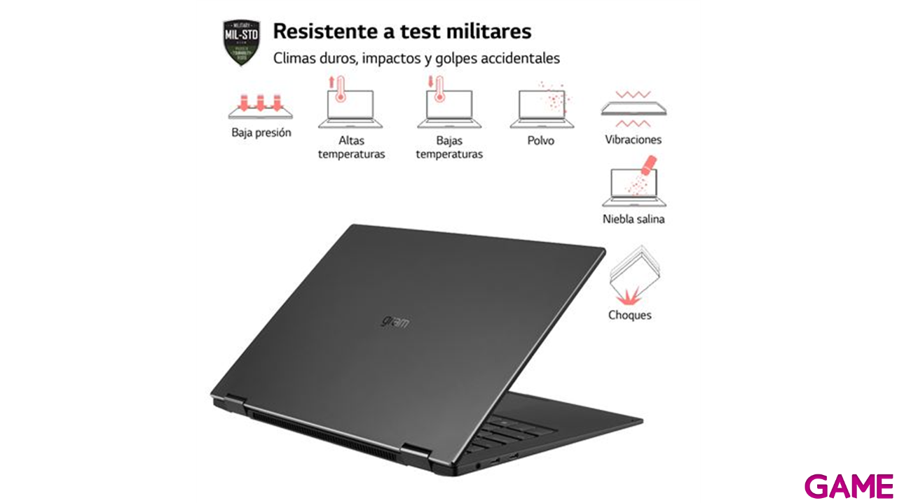 LG 14T90R-G.AA75B ordenador portatil Híbrido (2-en-1) 35,6 cm (14