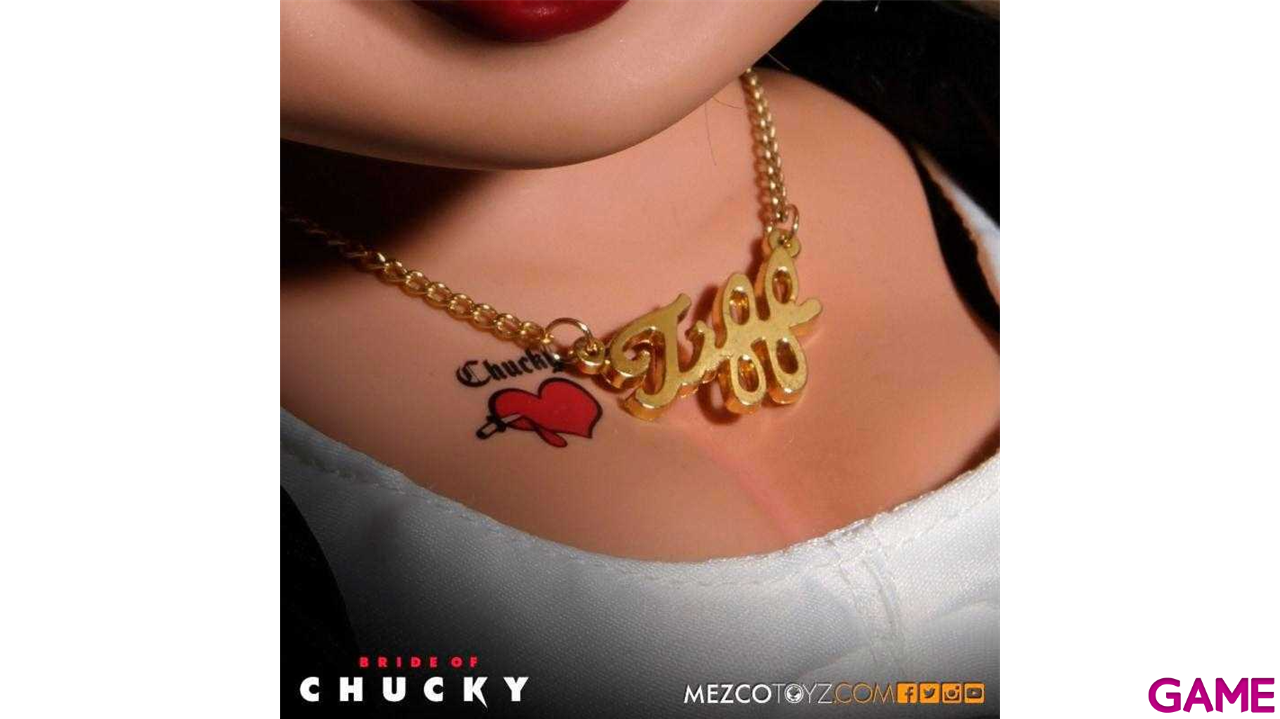 TIFFANY TALKING FIGURA 38 CM BRIDE OF CHUCKY MDS MEGA SCALE RE-RUN-0